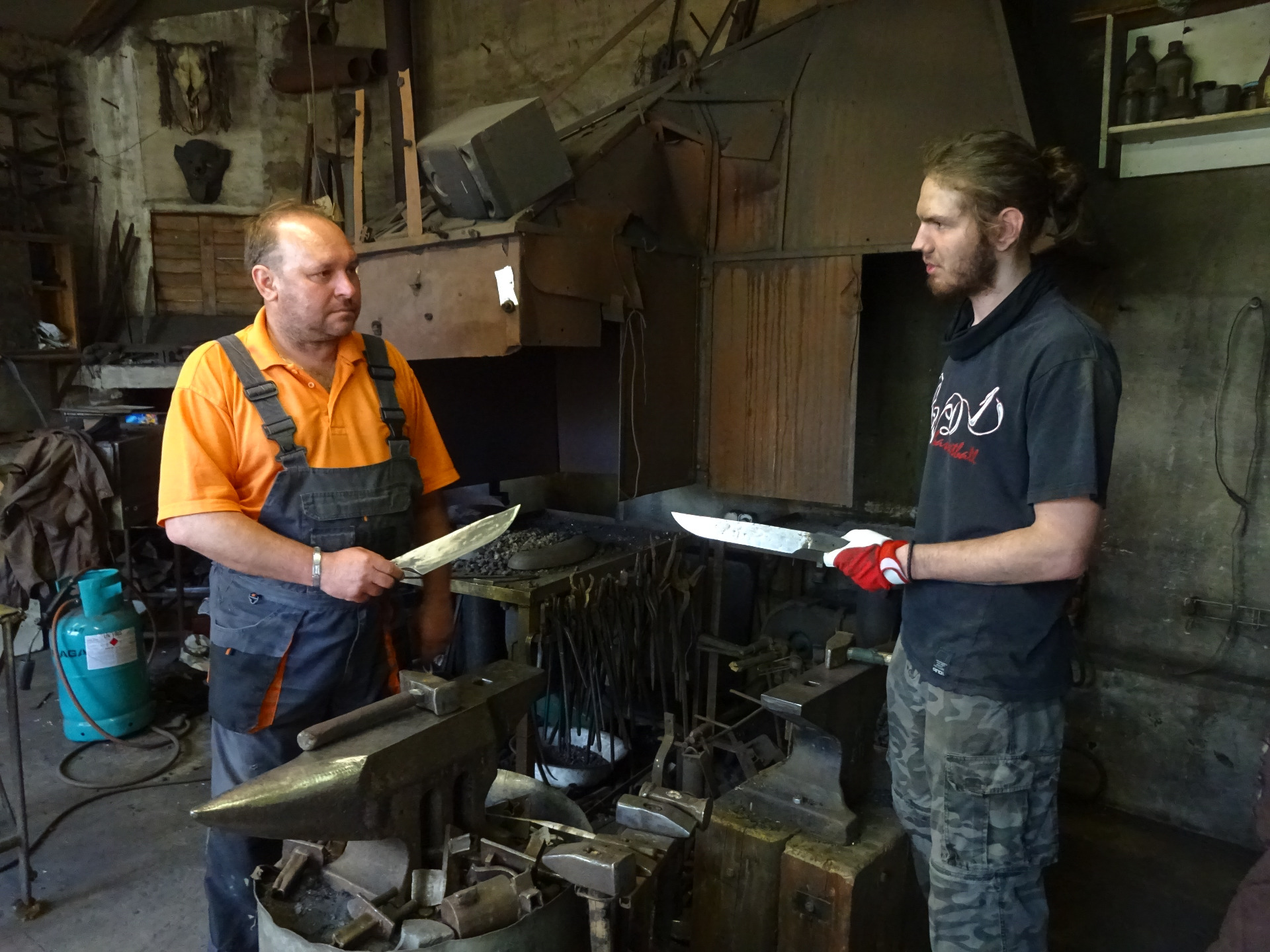 workshop - kované nože a šperky 